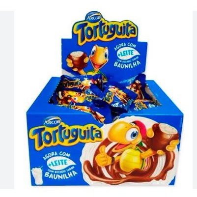 Caixa de Chocolate Tortuguita Arcor Ao Leite 432g – Doces para Presente, Festa e Lembrancinhas