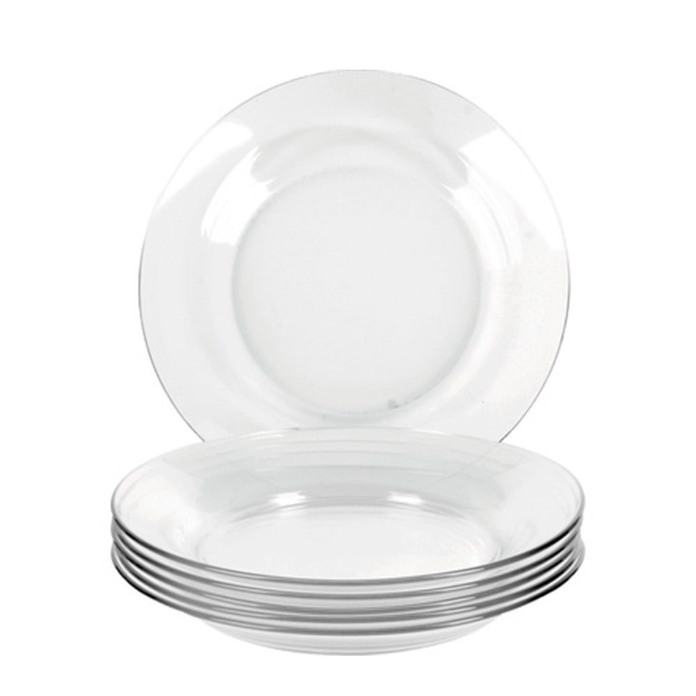 Conjunto de Pratos Fundos Duralex Vidro Astral 24 Peças