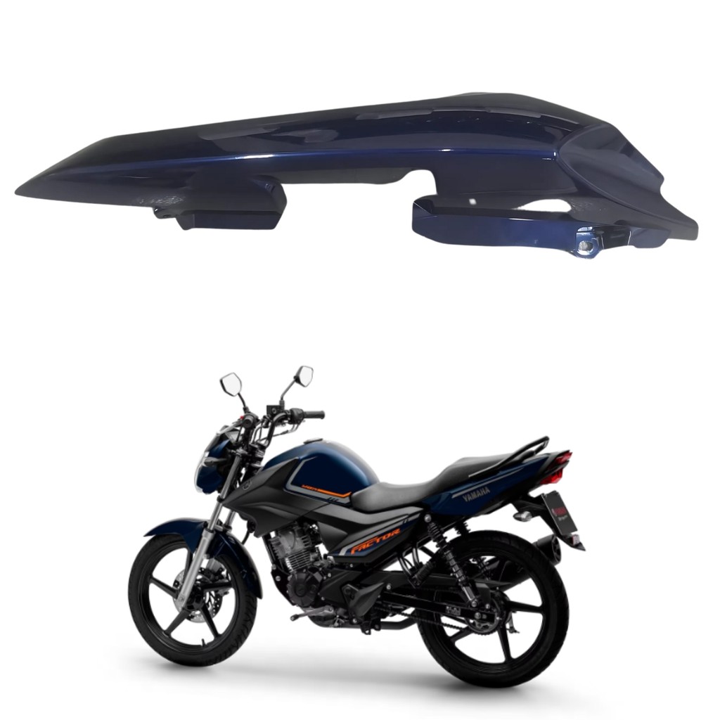 Carenagem Rabeta Traseira Esquerda Yamaha Ybr Factor 150 Azul 2024