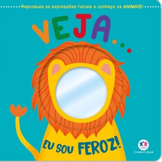 Livro Cartonado Veja... Eu sou feroz! em Oferta na Shopee