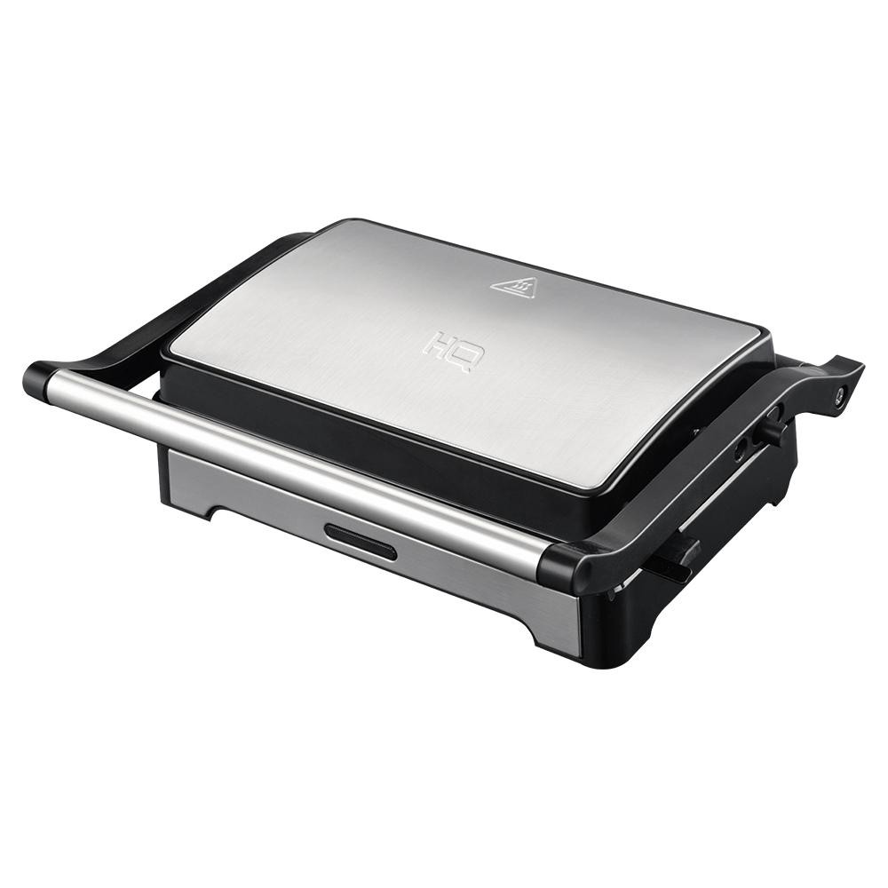 Sanduicheira e Mini Grill HQ 180º 1000W Antiaderente Inox HQ-SG002 220V em Oferta na Shopee