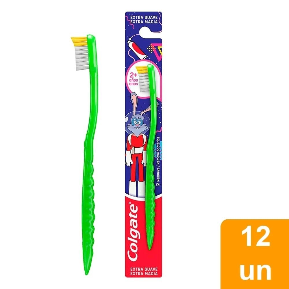 Escova Dental Colgate Dr. Rabbit Macia Embalagem com 12 Unidades em Oferta na Shopee