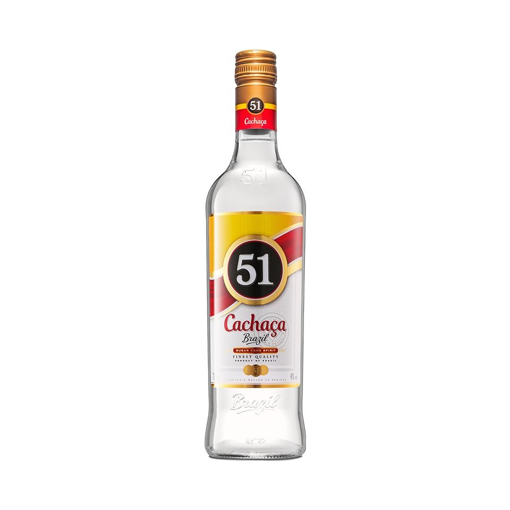 Cachaça Tradicional 51 Garrafa Tipo Exportação 700ml - Food & Beverages