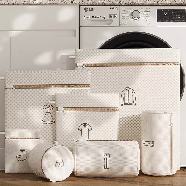 Kit 6 Saco Para Lavar Roupas Na Maquina Kit 5