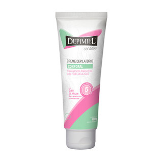 Creme Depilatório Corporal Sensitive Argan Depimiel 120g em Oferta na Shopee