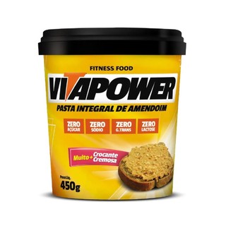 Pasta de Amendoim Vitapower Integral Crocante 450g em Oferta na Shopee