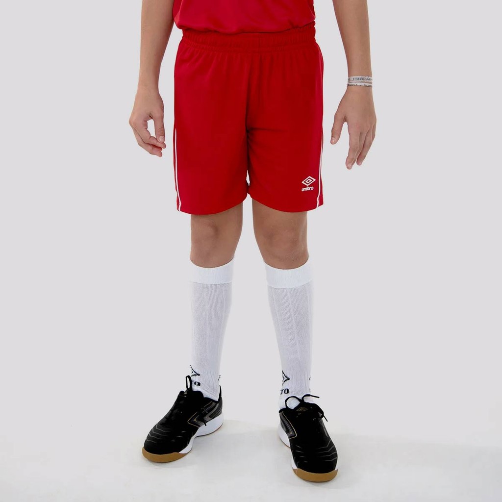 Calção Umbro Twr Pipe Juvenil Vermelho em Oferta na Shopee