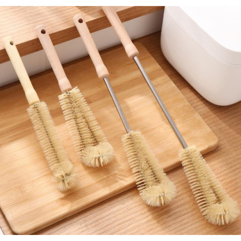 Escova De Limpeza De Garrafas De Cabo Longo Cozinha Bebida Copo De Vidro em Oferta na Shopee