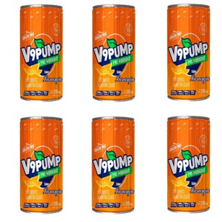 Pré-Treino V9 Drink Fardo Com 6 Unidades De 269ml Shark Pro Laranja em Oferta na Shopee