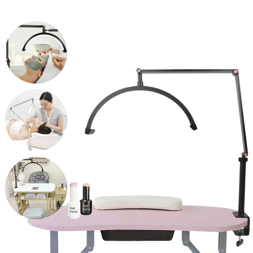 Luminaria Meia Lua Estetica Spa Arco 3 Tons Com controle Remoto Ajustável Salão Beleza Limpeza De Pele