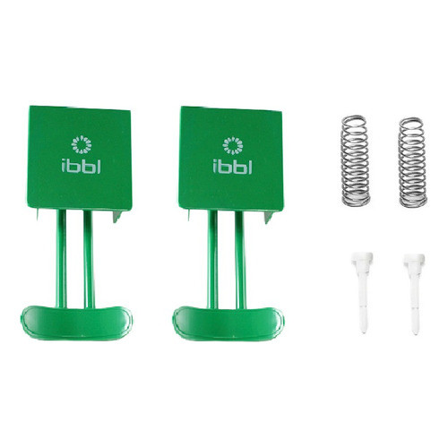 Kit Torneira Verde Pinos Brancos e Molas IBBL Refresqueira