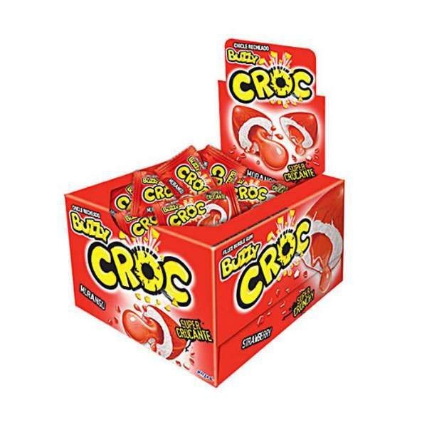 CHICLE CROC MORANGO C/40