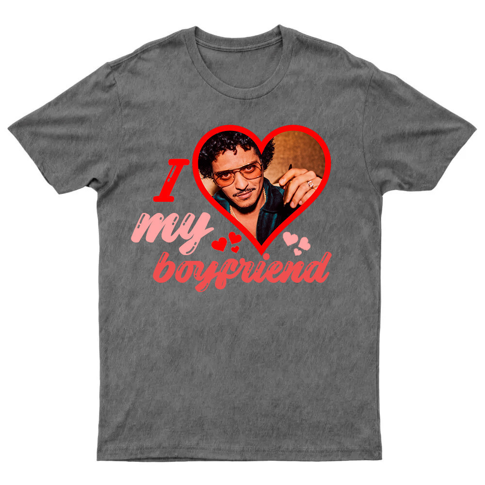 Blusa Bruno Mars I Love My Boyfriend - camisa do cantor Bruno mars Exclusivo Verao