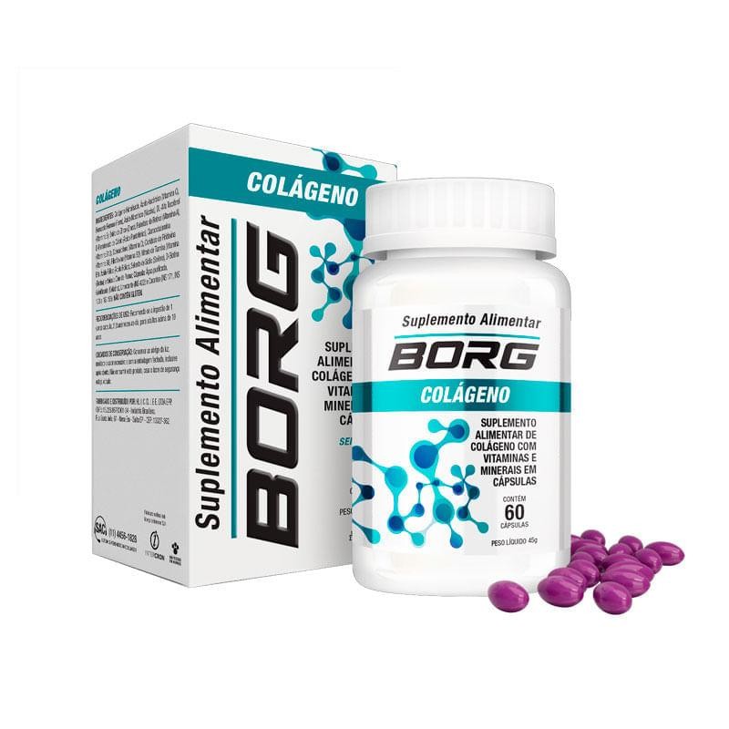 Suplemento Alimentar Borg Colágeno 60 Cápsulas em Oferta na Shopee
