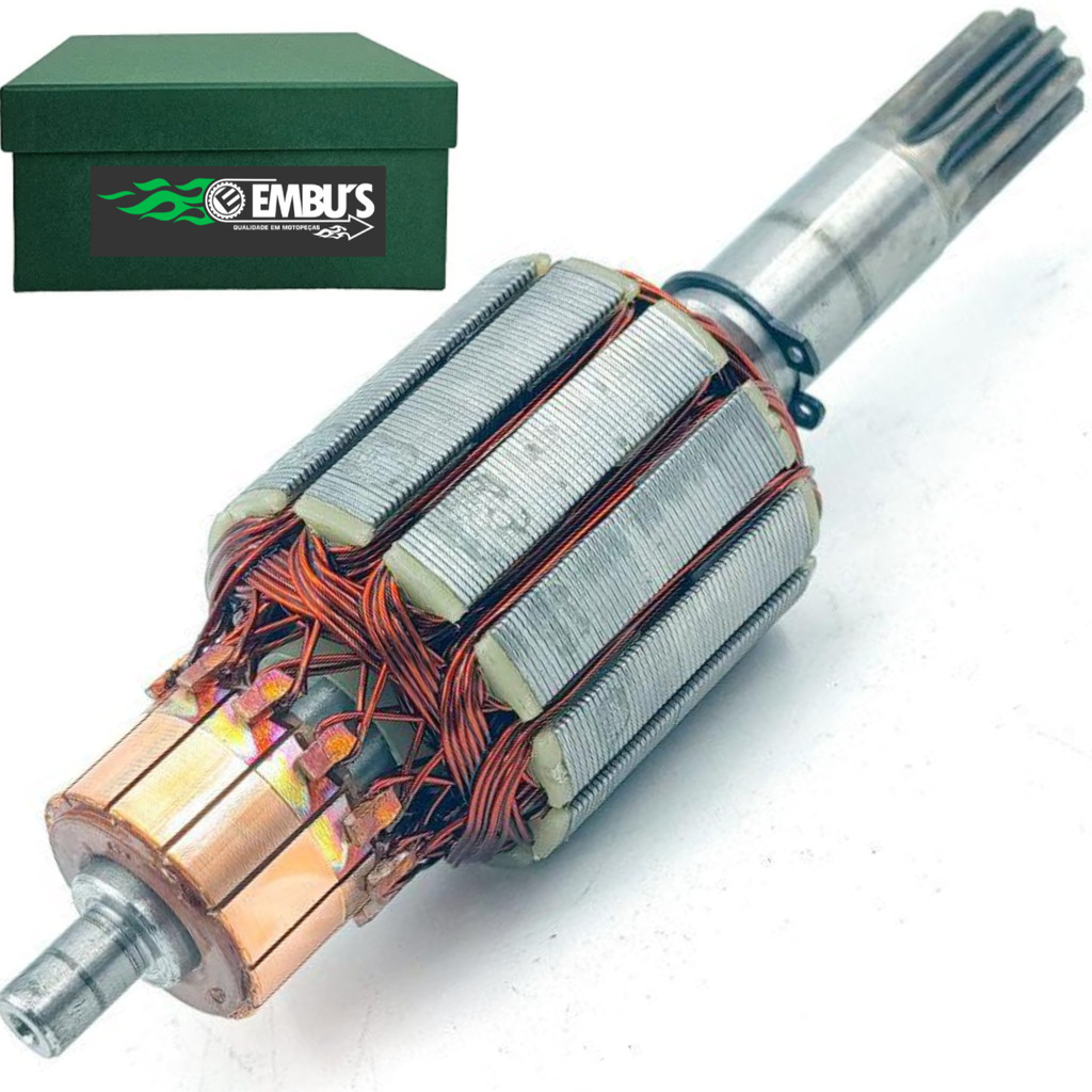 Induzido Motor de Partida - Yes e Intuder 125 - 2005 a 2016