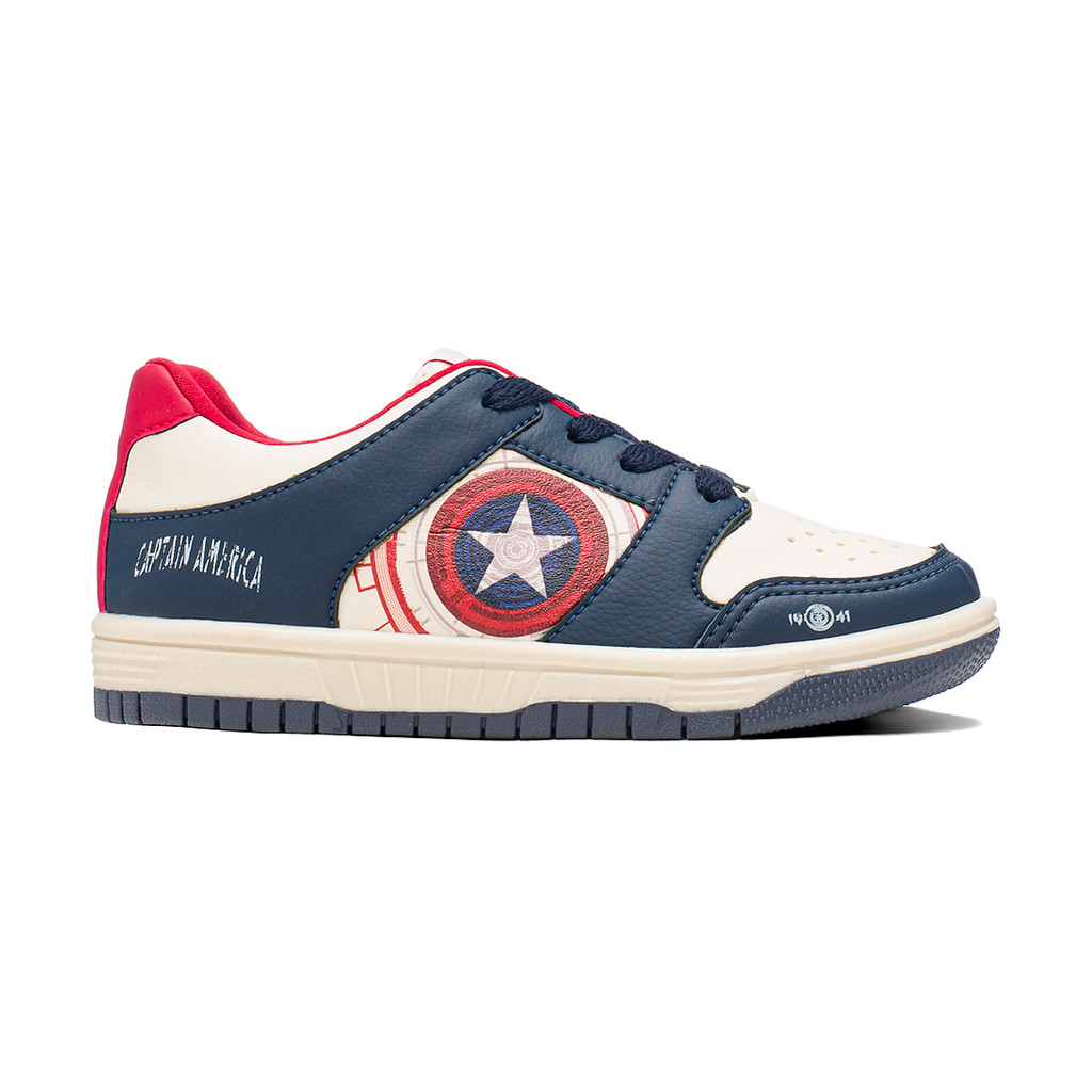 Tenis Infantil Meninos Casual Capitão América Marvel Original em Oferta na Shopee