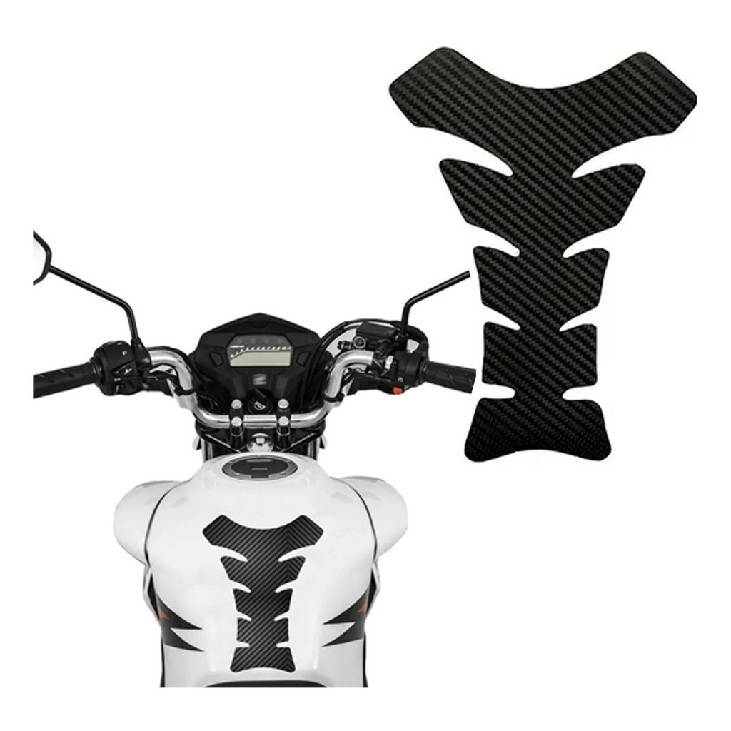 Adesivo Protetor Tanque Pad Fibra Carbono Cb300r Cb 300