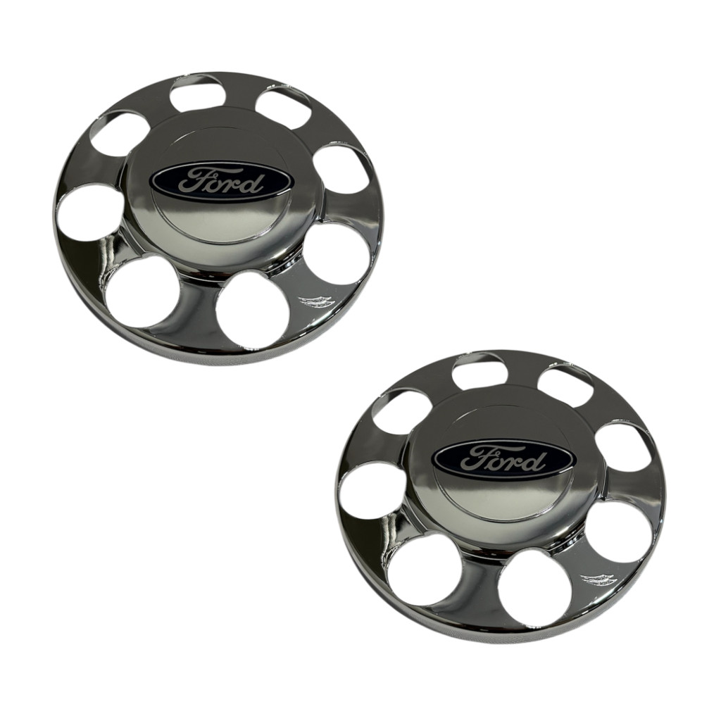 Par Sobre Tampa Cromada Cubo Tração Ford 3/4 Com Emblema em Oferta na Shopee