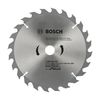 Disco de Serra Circular Bosch Eco 7P D184mm 24 Dentes em Oferta na Shopee