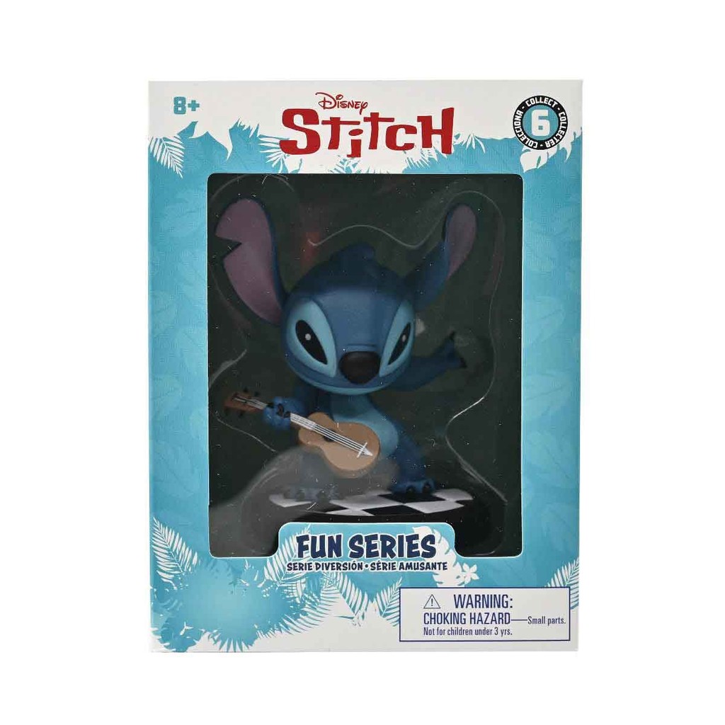 Boneco Stitch Guitarrista de 8cm - Yume Hero Box em Oferta na Shopee