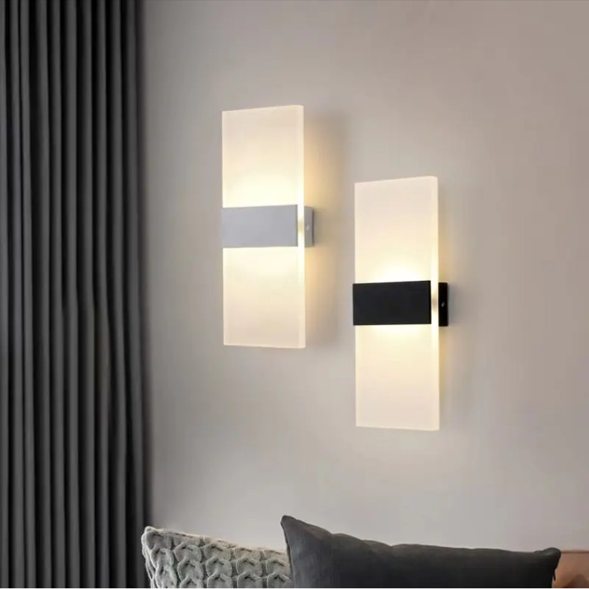 Luminaria Arandela de Parede a Bateria Recarregável Com Sensor de Movimento Lâmpada Luz Dimerizável
