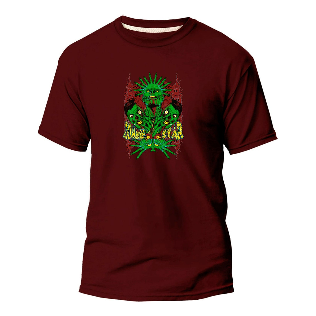 Camiseta Basica Premium Estampa Digital Monstro Zombie