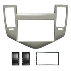 Moldura 2 Din GM Cruze 11/14 - Prata