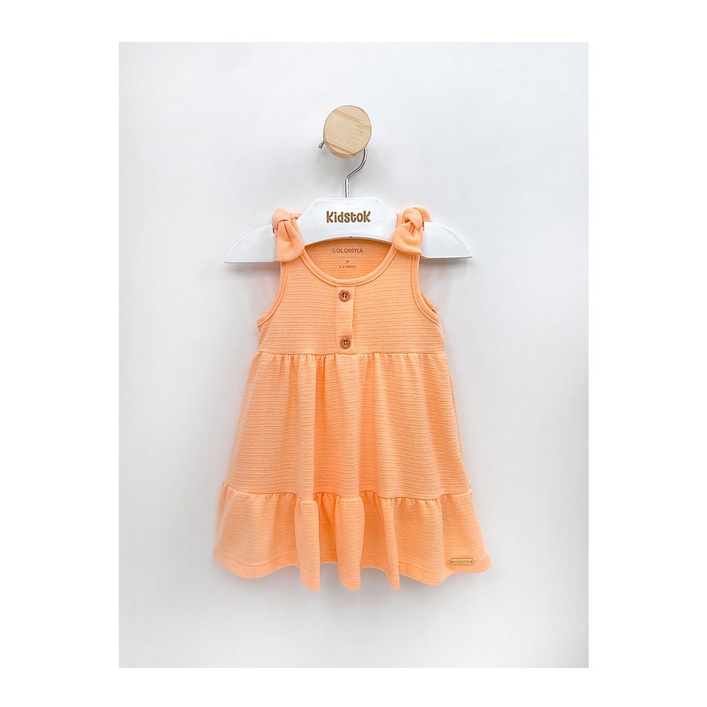 Vestido Menina Malha Laço - Colorittá em Oferta na Shopee
