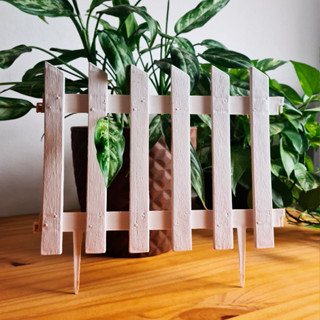 Kit 6 Cercas Decorativa Ripa Jardim De Plástico Branca  2 mt em Oferta na Shopee