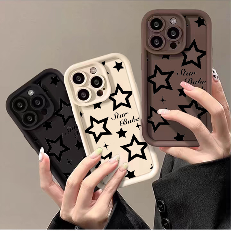 Estrelas Pretas Caixa De Telefone Para Xiaomi Redmi 10C 13C 12C 12 13 10C 4G 5G Nota 14 13 12 Pro Plus 11 11S 12S TURBO em Oferta na Shopee
