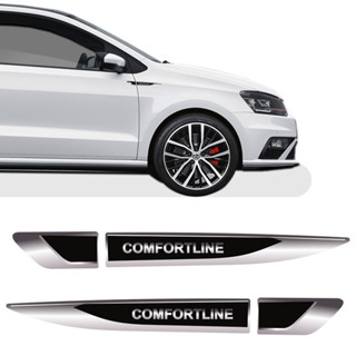 Emblema Resinado Aplique Lateral Volkswagen Comfortline Reto Par em Oferta na Shopee