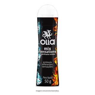 Gel Lubrificante Olla Mix Sensation 50g em Oferta na Shopee