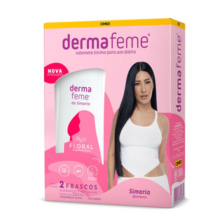 Sabonete Íntimo Dermafeme Floral da Simaria 2 Unidades de 200ml cada em Oferta na Shopee