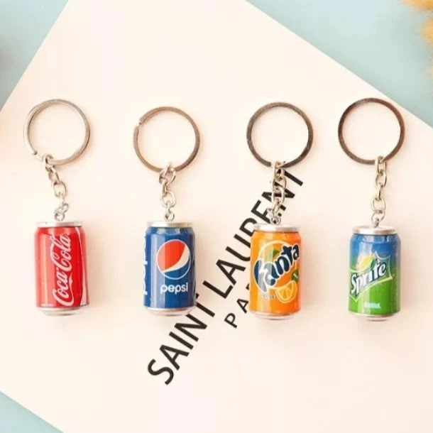 Chaveiros Latinha Refrigerante Coca Fanta Pepsi novo mais vendidos sprite alta qualidade em Oferta na Shopee
