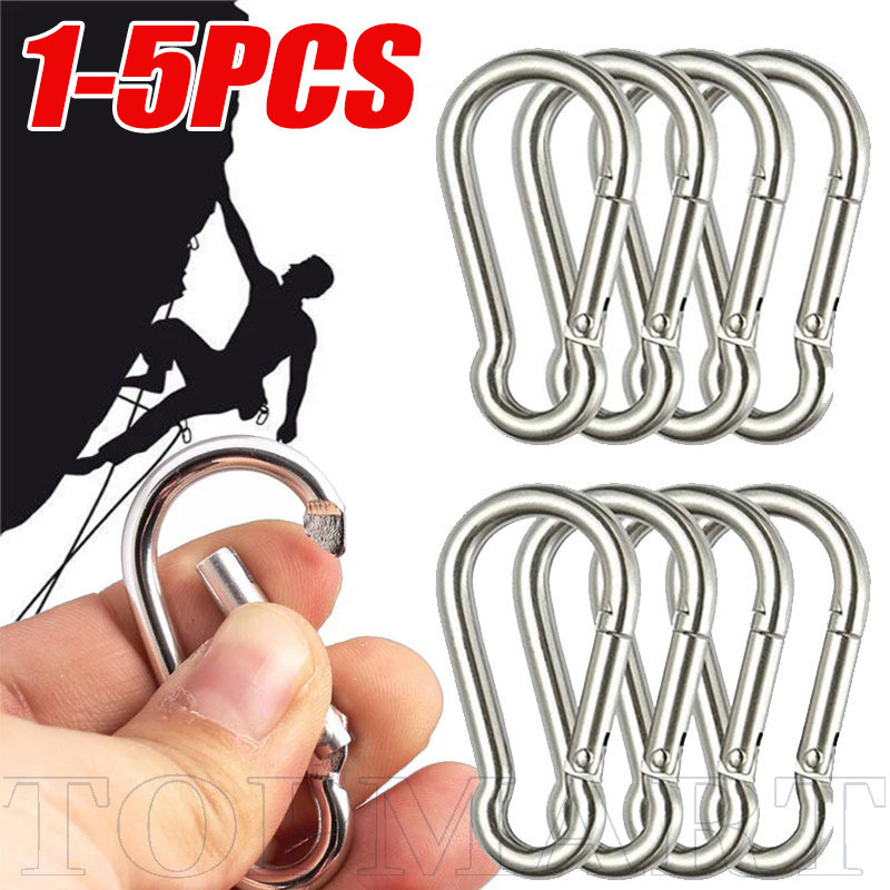 Mosquetão De Escalada Multifuncional | Gancho De Alumínio De 41 Mm Para Academia/Ciclismo/Caminhada , Chaveiro Resistent