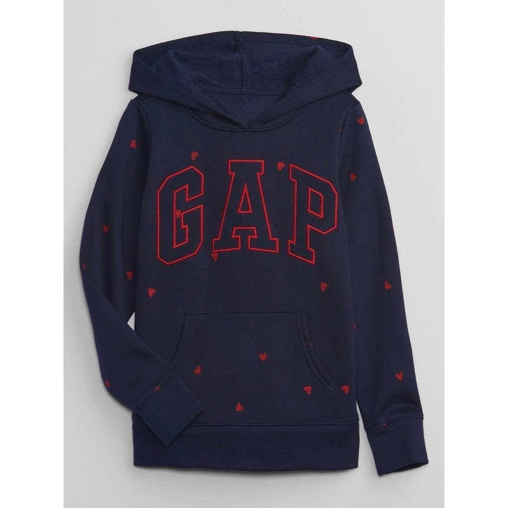 BLUSA GAP MOLETOM MENINA CORAÇÃO