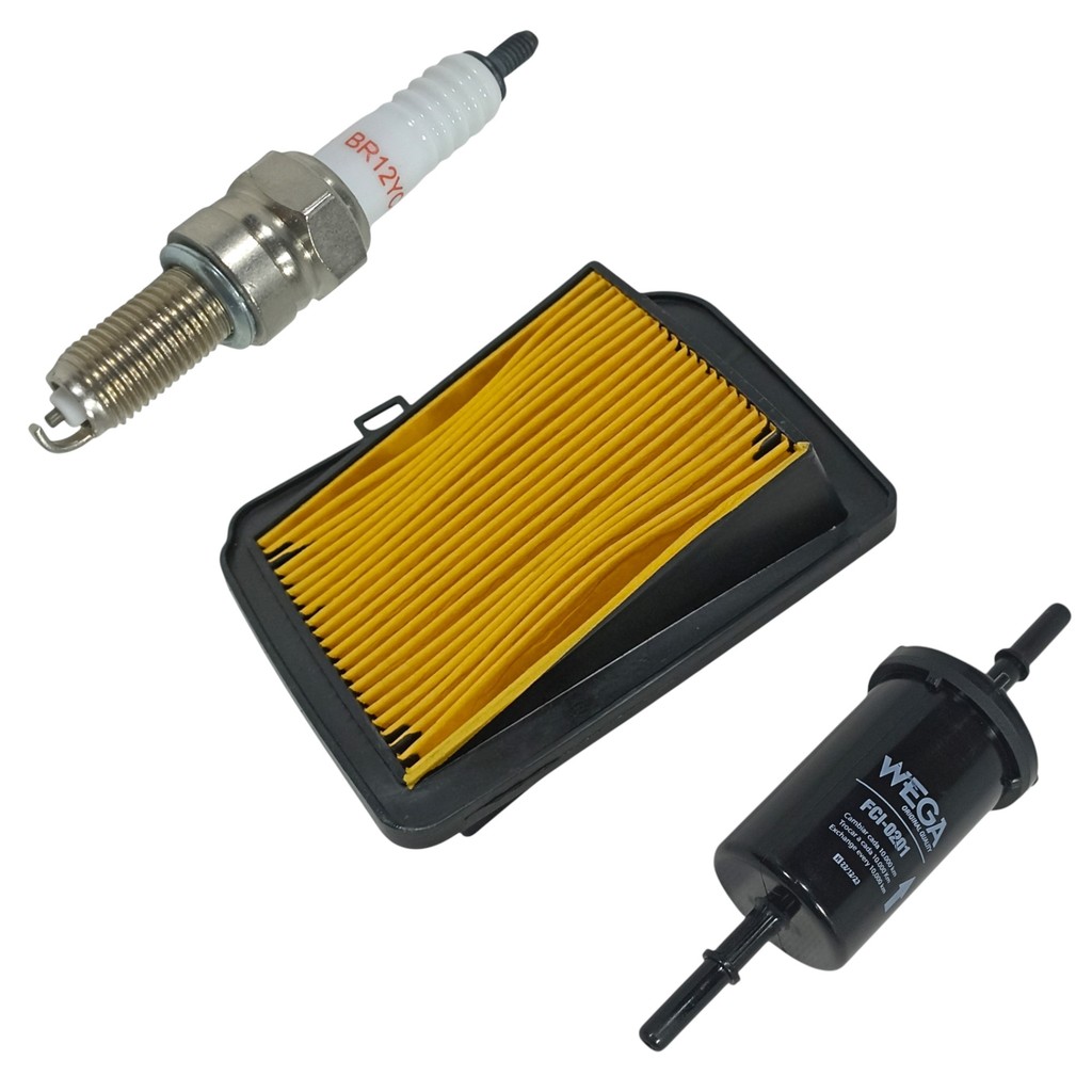 Kit Vela Filtro Combustível Ar Cg 160 Cargo Fan Start Titan 2016 2017 2018 2019 2020 2021 a 2024