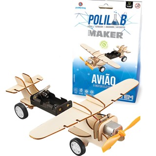 Brinquedo De Montar Científico Educativo Infantil DIY Polikab Maker - Polibrinq em Oferta na Shopee