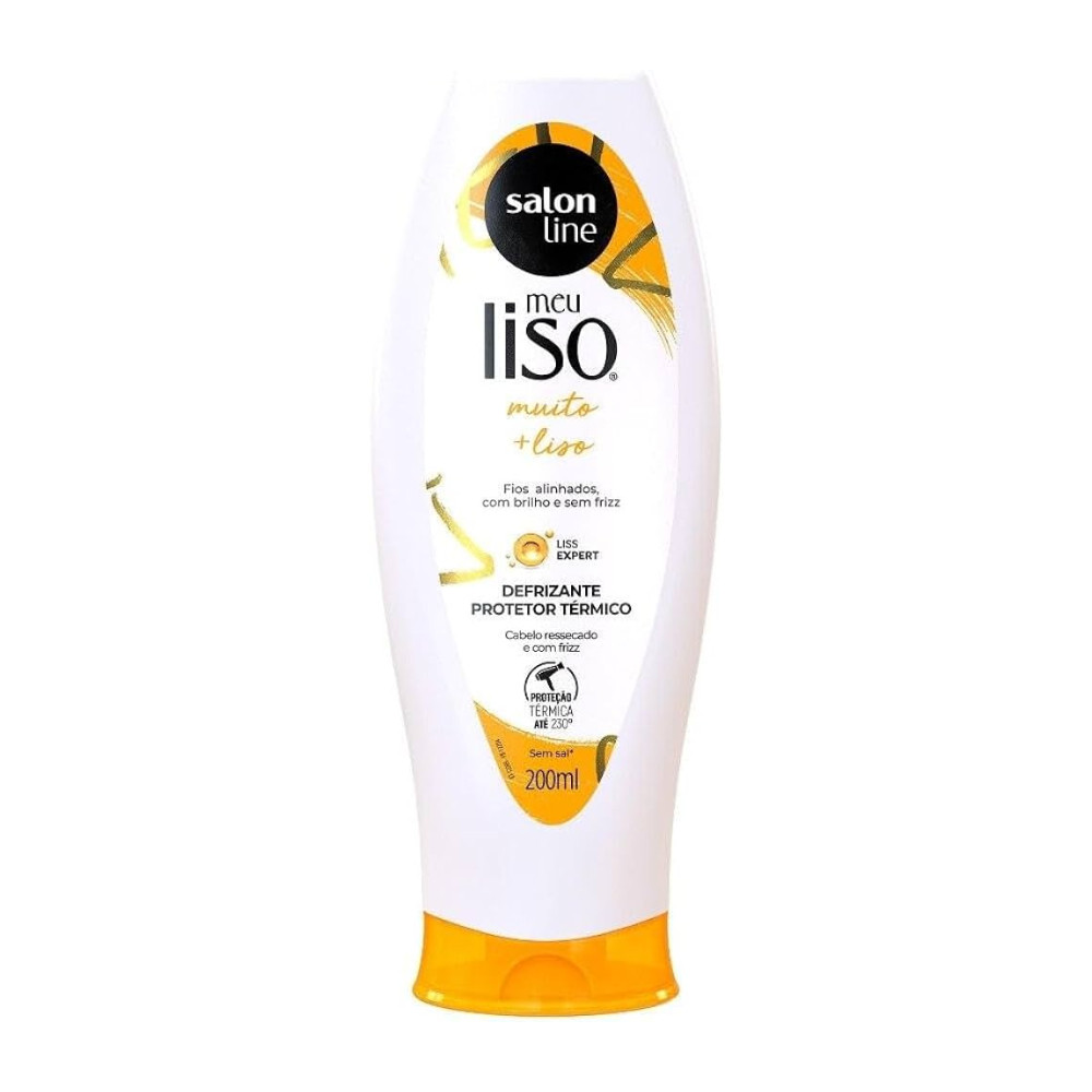 Cr Salon Line Meu Liso Defrizante Amido De Milho 200Ml -