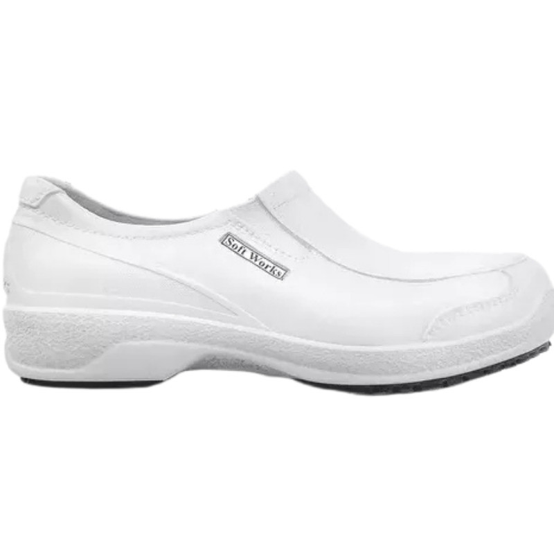 Sapato Segurança EVA com Bico Composite BB66 Soft Works Branco Enfermagem Hospital Serviços Gerais CA 41554