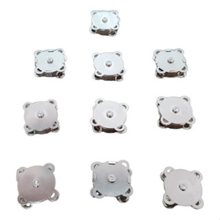 10 Botões Magnético Imanta do Prata Dourado 18mm Para Costurar em Oferta na Shopee