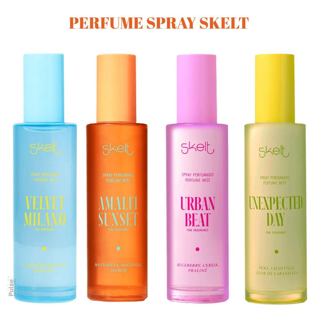 Skelt Perfume Mist  Amalfi, Urban, Unexpected ou Velvet Milano - 100ml em Oferta na Shopee