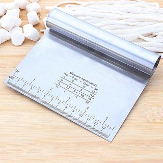 Espatula Cortador De Bolo Inox Espatula Tubular Alisador Corta Massa Legumes Régua
