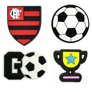 04 Pin Botton Emborrachado Kit Charm Shoe em Oferta na Shopee