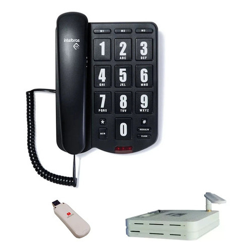 Telefone Fixo Zte Tok Facil 3g Sem Fio - Zona Rural