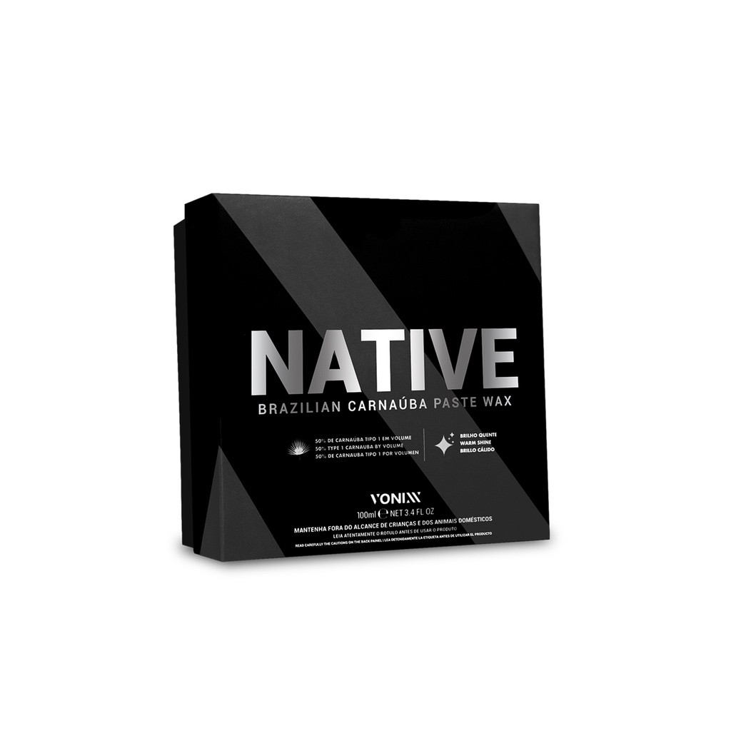 Native Paste Wax 100g Vonixx - Cera Carnaúba Premium Tipo 1