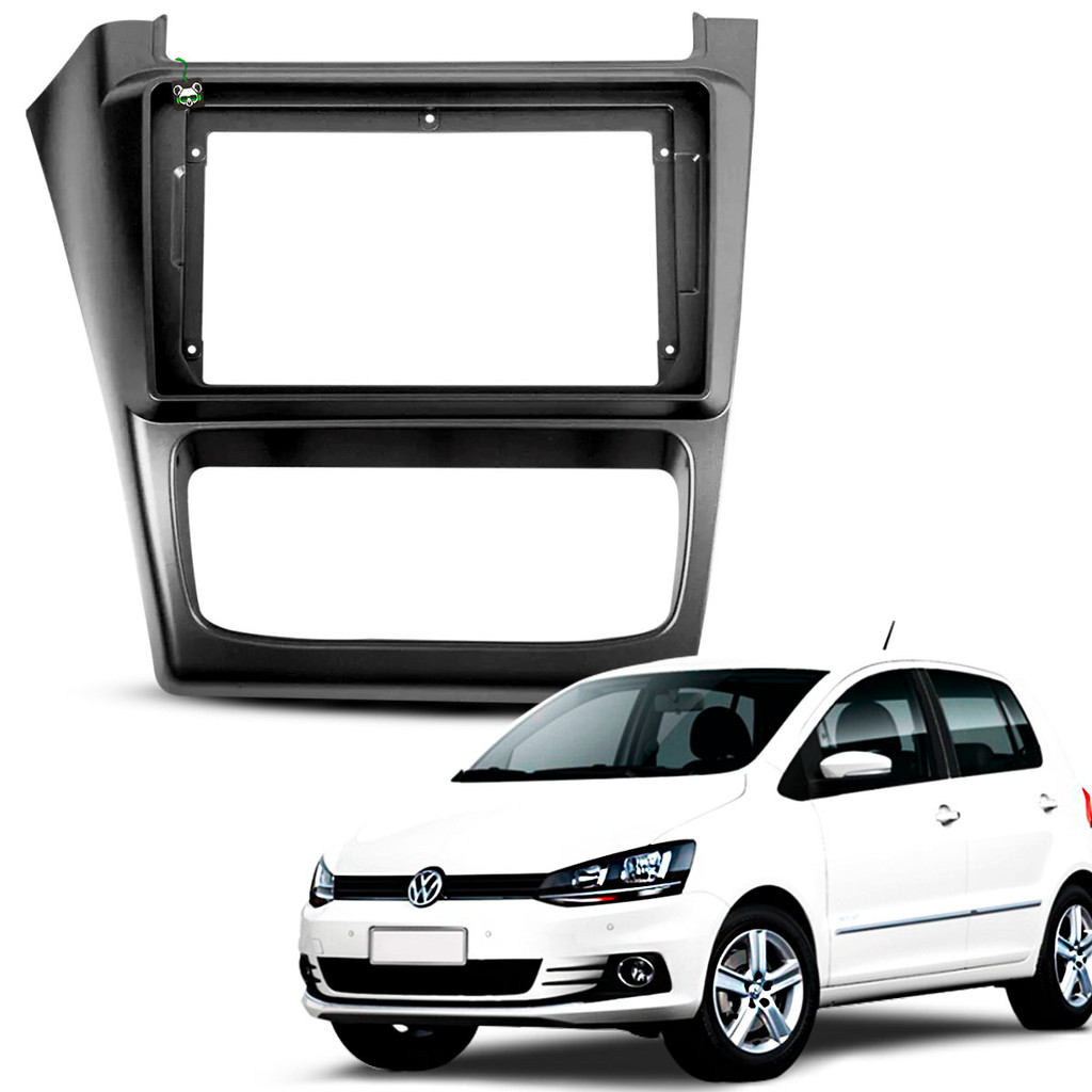 Moldura 9 Polegadas Fox 2014 2015 2016 2017 2018 2019 2020 Grafite