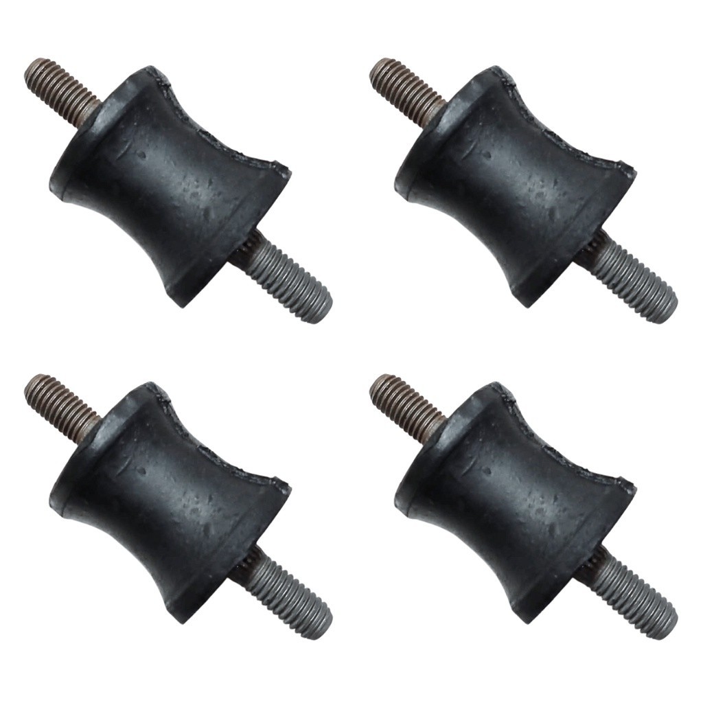 Kit Coxim Borracha Escapamento Pampa Com 4 (grande)