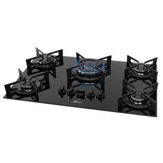 Cooktop 5 Bocas Fischer Tripla Chama Fit Line em Oferta na Shopee
