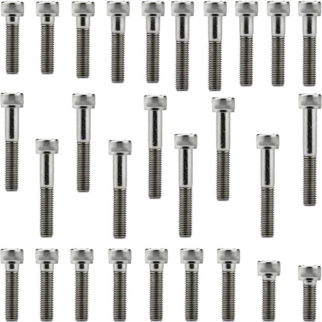 Kit parafusos inox tampa motor lateral esquerda+direita NX4 NX400 Falcon 1999 a 2015